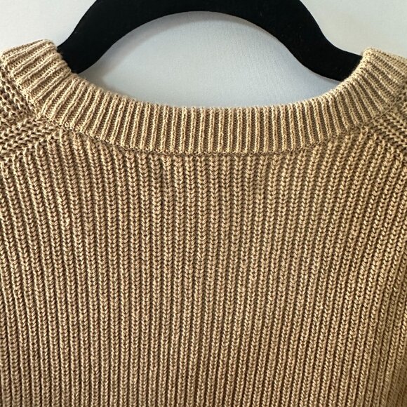 Banana Republic Tan & Cream Striped Large Sweater - Picture 6 of 12